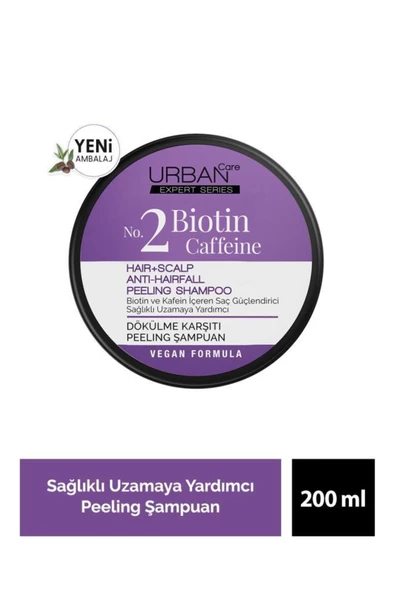 Expert Biotin Ve Kafein Dökülme Karşıtı Arındırıcı Peeling Şampuan-vegan-200 ml ürün görseli 1