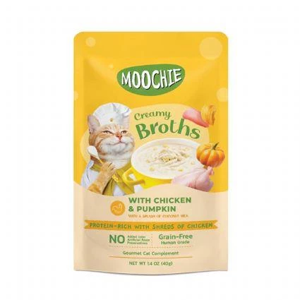 Moochie Tavuk Balkabağı İçerikli Kedi Çorbası 40 gr ürün görseli 1