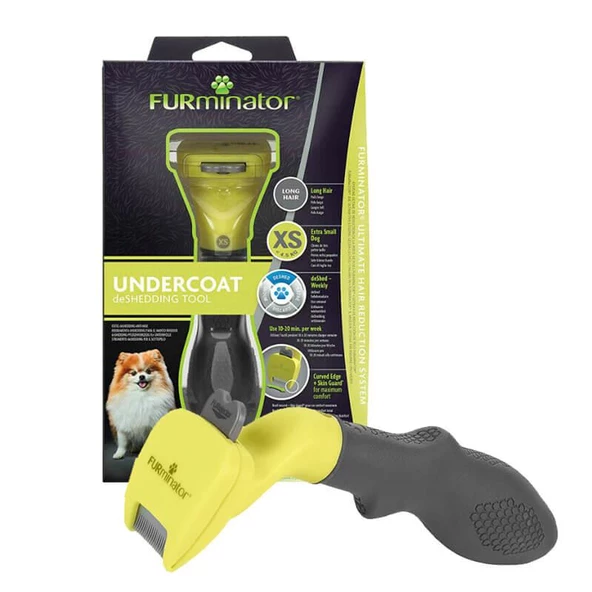 Furminator Köpek Tarağı Uzun Tüylü Köpekler İçin XS ürün görseli 1