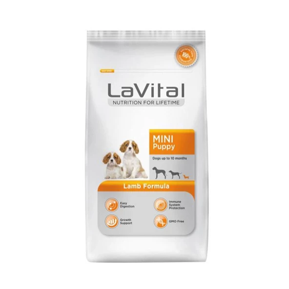 LaVital Mini Puppy Küçük Irk Kuzulu Yavru Köpek Maması 1,5 kg ürün görseli 1