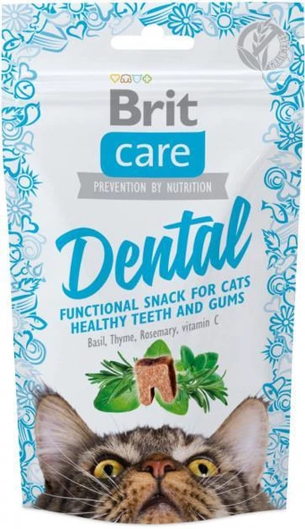 Brit Care Snack Dental Diş Sağlığı Kedi Ödül Maması 50 gr ürün görseli 1
