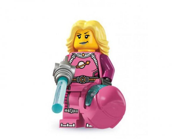 Lego Minifigür - Seri 6 - 8827 - intergalactic Girl ürün görseli 1