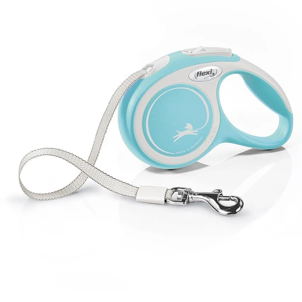 Flexi  New Comfort Şerit Otomatik Gezdirme Tasması Açık Mavi XS 3 mt ürün görseli 1