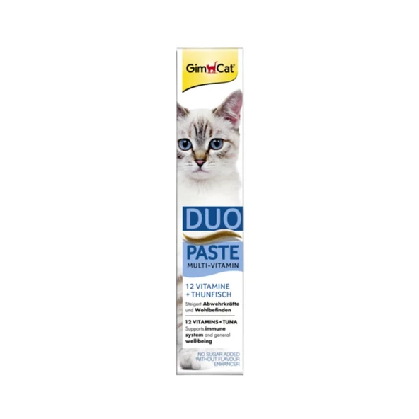Gimcat Duo Paste Tuna Balıklı Multivitamin Kedi Macunu 50 gr ürün görseli 1