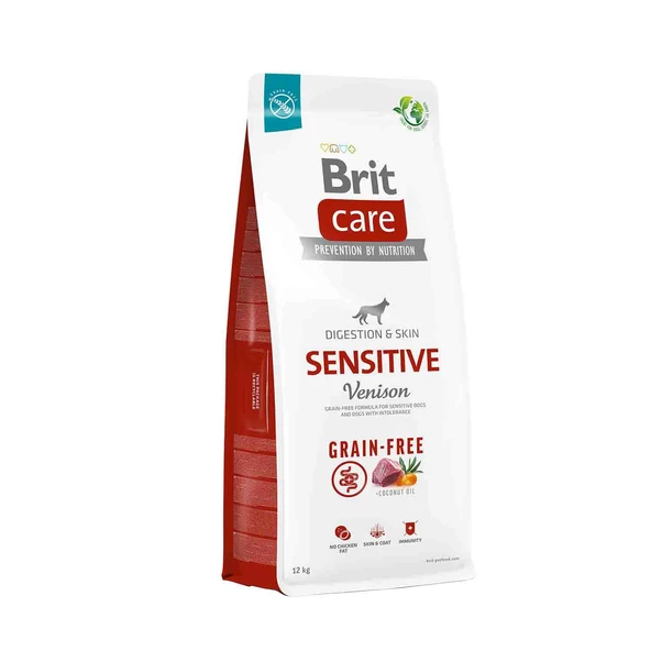 Brit Care Sensitive Digestion Geyikli Tahılsız Yetişkin Köpek Maması 12 kg ürün görseli 1