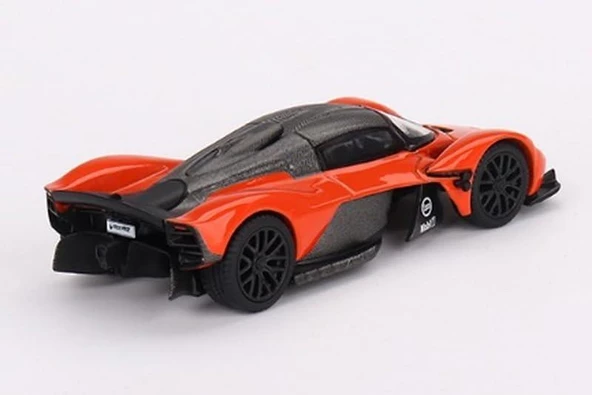 Mini GT 678 Aston Martin Valkyrie Maximum Orange LHD Model Araba - Resim 3