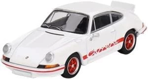 Mini GT 612 Porsche RS 2.7 Grand Prix White Red Livery LHD Model Araba ürün görseli 1