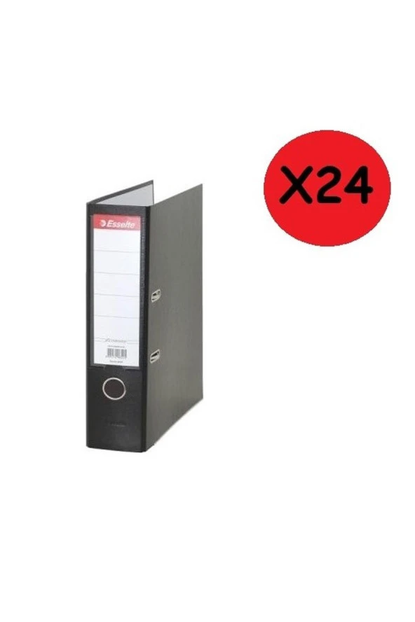Esselte Klasör Ekonomik Geniş Siyah Klasör (24 Lü Paket) ürün görseli 1
