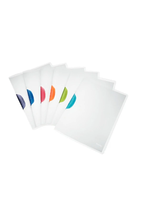 Leitz Sıkıştırmalı Dosya ColorClip Sırttan Klips 30 Sayfa Açık Mavi (6 Lı Paket) ürün görseli 1