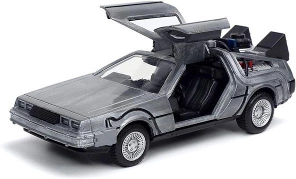 Jada Back to Future Time Machine 1/32 Model Araba - Resim 2
