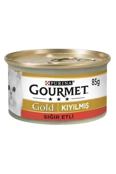 Proplan Gourmet Gold Kıyılmış Sığır Etli Kedi Konservesi 85grx24 Adet ürün görseli 1