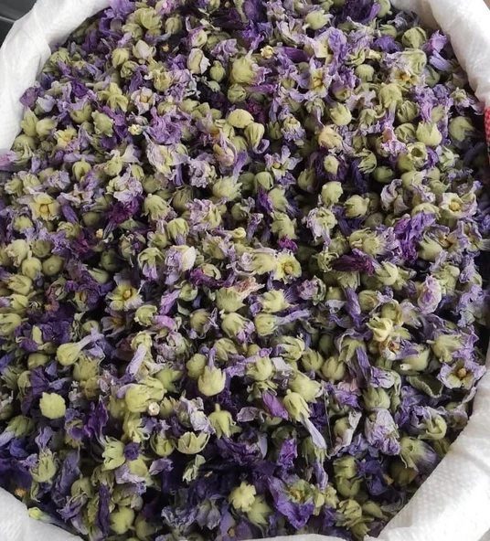 Hatmi Çiçeği (GÜL HATMİ) 1 Kg Organik-Yeni Mahsül-Doğal Kurutulmuş-Katkısız ürün görseli 1
