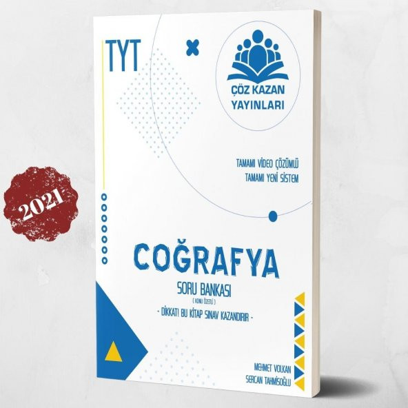 TYT Coğrafya Soru Bankası Çöz Kazan Yayınları ürün görseli 1