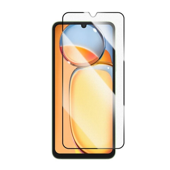 Gpack Xiaomi Redmi 13C Full Mat Ekran Koruyucu Siyah ürün görseli 1