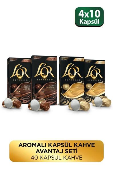 Aromalı Kapsül Kahve Avantaj Seti 10'lu x 4 ürün görseli 1