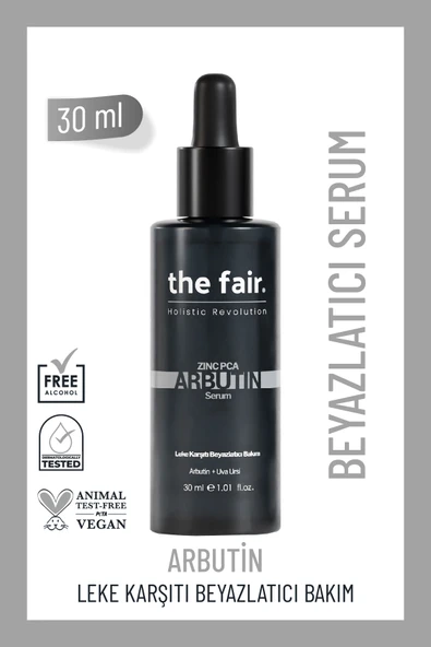 the fair.Arbutin Cilt Tonu Eşitleyici Leke Karşıtı Vegan Cilt Serumu %1 Arbutin+ %0.5 Uva Ursi 30 ml ürün görseli 1