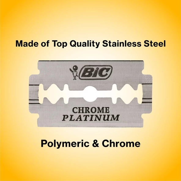 Bic Chrome Platinum Çift Taraflı 100'lü Tıraş Bıçağı - Resim 7