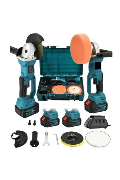 prohummer PH245 Şarjlı Taşlama ve Polisaj Süper 2'li Set 58vf ürün görseli 1