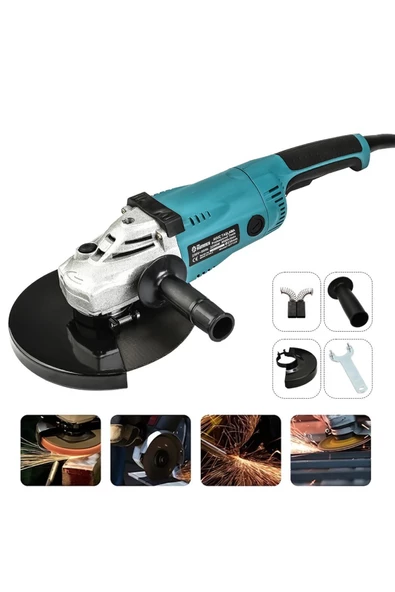 prohummer PH206 Elektrikli Büyük Sprial Avuç Taşlama 230mm 2200watt ürün görseli 1