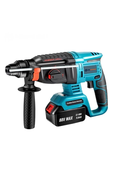 prohummer PH014 88VF 5ah Kömürsüz Şarjli Professional Kırıcı Delici (Mavi) ürün görseli 1