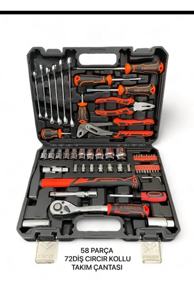 EKİNLER EEA381 58 Parça Professional Lokma Takımı ve Alet Takım Seti ürün görseli 1