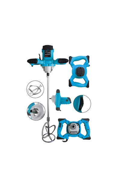prohummer PH-K013 Elektrikli Harç Karıştırıcı 1600w (Mavi) ürün görseli 1