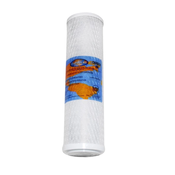 Spring Water Omnipure %100 Amerikan OMB934 5M Housing Blok Karbon Su Arıtma Filtresi (Açık Su Arıtma Cihazlarına Uyumlu)) ürün görseli 1