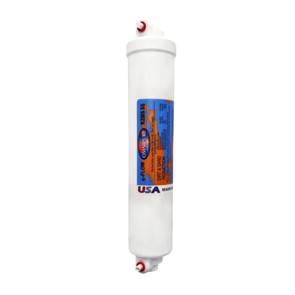 Spring Water Omnipure K2505 SS Amerikan Malı Inline Su Arıtma Filtresi - Sediment Filtre ürün görseli 1