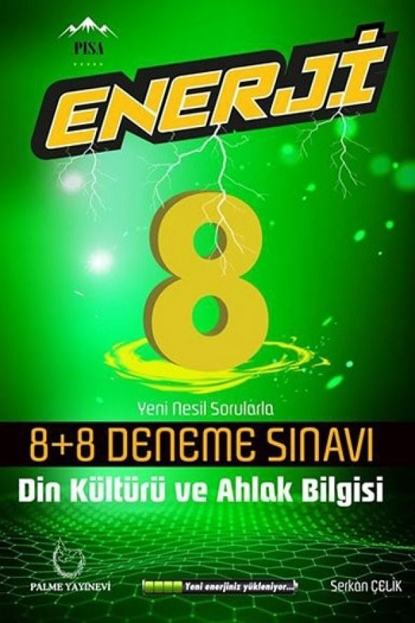 Palme 8.sınıf Enerji Din Kültürü 8+8 Deneme Yeni ürün görseli 1