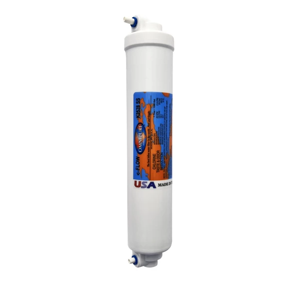 Spring Water Omnipure K2528 SS Amerikan Malı Inline Su Arıtma Filtresi - Karbon Filtre ürün görseli 1