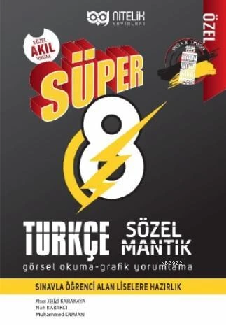 NİTELİK 8.SINIF YENİ NESİL SÜPER TÜRKÇE SÖZEL MANTIK *YENİ* ürün görseli 1