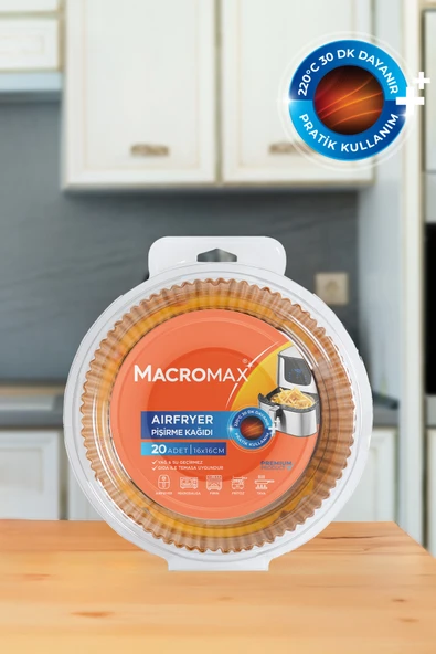 MACRO MAX Airfryer Pişirme Kağıdı 20'li - Resim 2