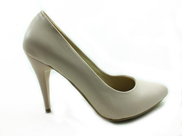 Çarıkçım Stiletto Kadın Ayakkabı Pudra 61 700 ürün görseli 1