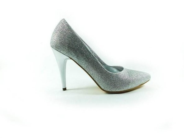 Çarıkçım Stiletto Kadın Ayakkabı Lame-Simli 61 700 ürün görseli 1