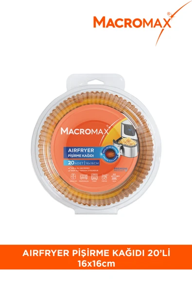 MACRO MAX Airfryer Pişirme Kağıdı 20'li ürün görseli 1