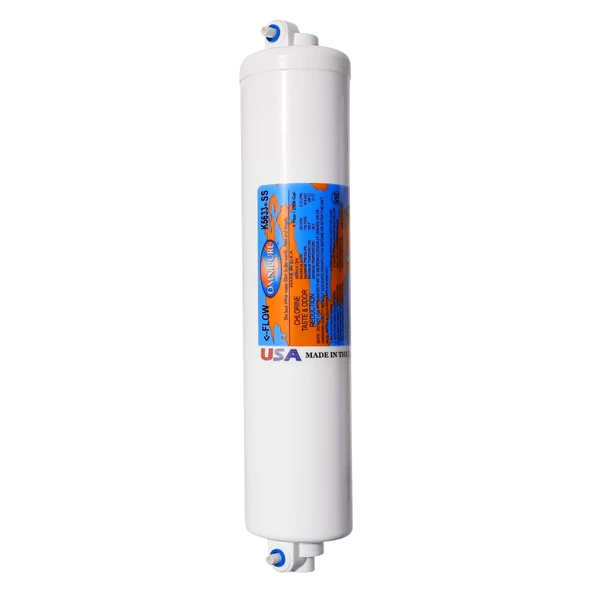 Spring Water Omnipure K5633 SS Amerikan Malı Inline Su Arıtma Filtresi - Karbon Filtre ürün görseli 1