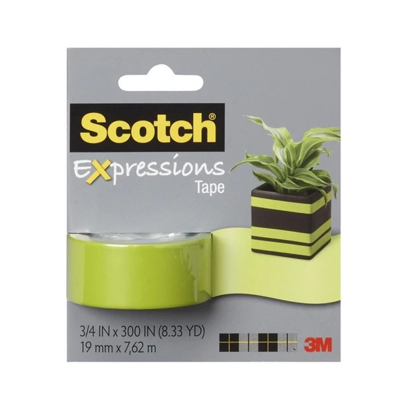 Scotch® C214-Grn ® Renkli Bant Yeşil 19Mmx7,62 M ürün görseli 1