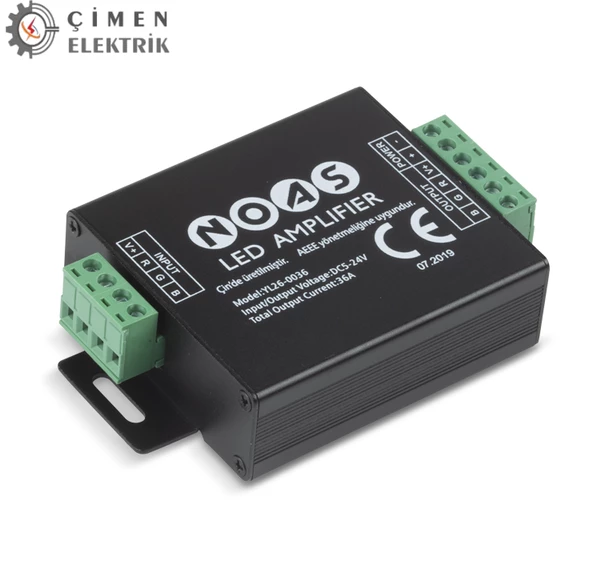 Noas YL26 0036 RGB Led Repeater 12-24V 36A ürün görseli 1