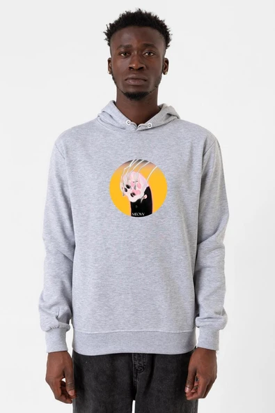 Meovv Meow Grimelanj Erkek Kapşonlu 3ip Sweatshirt ürün görseli 1