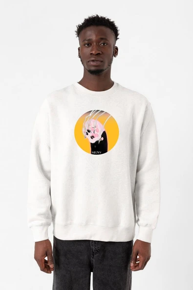 Meovv Meow Beyaz Erkek 2ip Sweatshirt ürün görseli 1