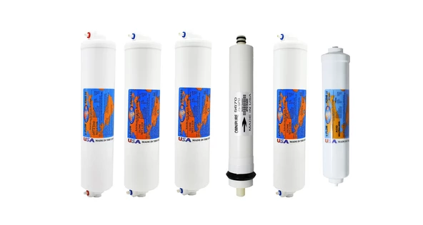 Spring Water Su Arıtma Cihazları İçin Inline Omnipure K56 Serisi 6'lı Filtre Seti - Amerikan Malı - Yüksek Performans ürün görseli 1