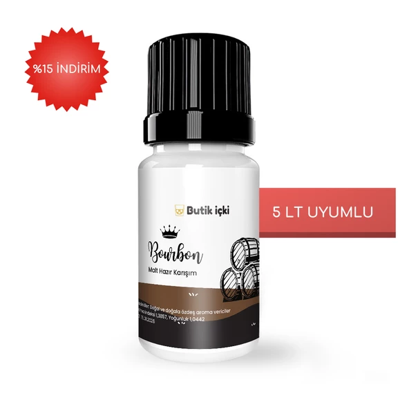 Hazır Karışım Bourbon Malt (120 Ml - 5 Lt Uyumlu) ürün görseli 1