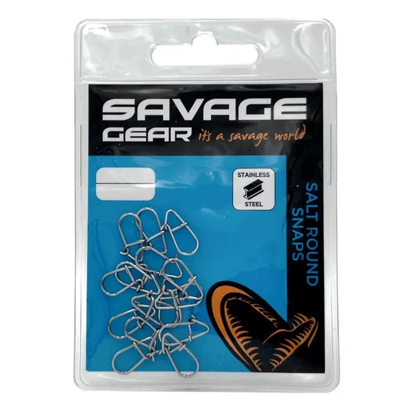 Savage Gear Salt Round 15 Adet Klips  L ürün görseli 1