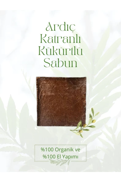 120 Gr Kilis Organik Ardıç Katranlı ve Kükürtlü Sabun ürün görseli 1