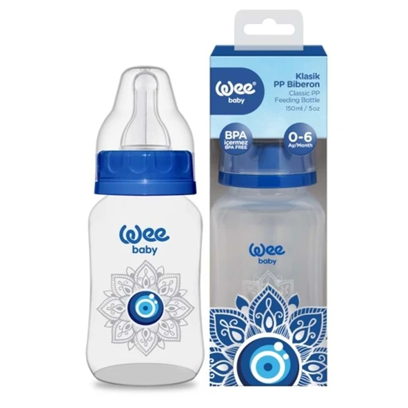 Wee Baby Klasik PP Biberon 150ML Nazar Boncuğu ürün görseli 1