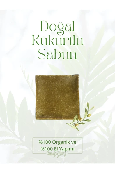 120 Gr Kükürtlü Organik Sabun - Resim 2