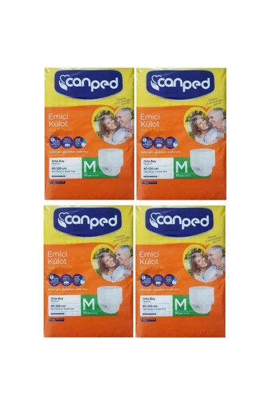 Canped Emici Külot Orta Boy M 30'lu 4 Adet Hasta Bezi ürün görseli 1