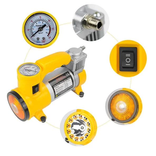 150 PSI 35 LPM Oto Hava Kompresörü KA-735 ürün görseli 1