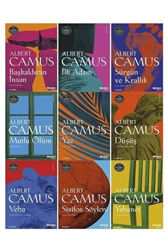 Albert Camus 9 Kitap set / Yabancı - Sisifos Söyleni - Veba - Düşüş - Mutlu Ölüm - Sürgün ve Krallık - Tersi ve Yüzü - Başkaldıran İnsan - İlk Adam ürün görseli 1