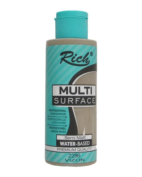 Rich Multi Surface Akrilik Boya Vizon 120cc ürün görseli 1